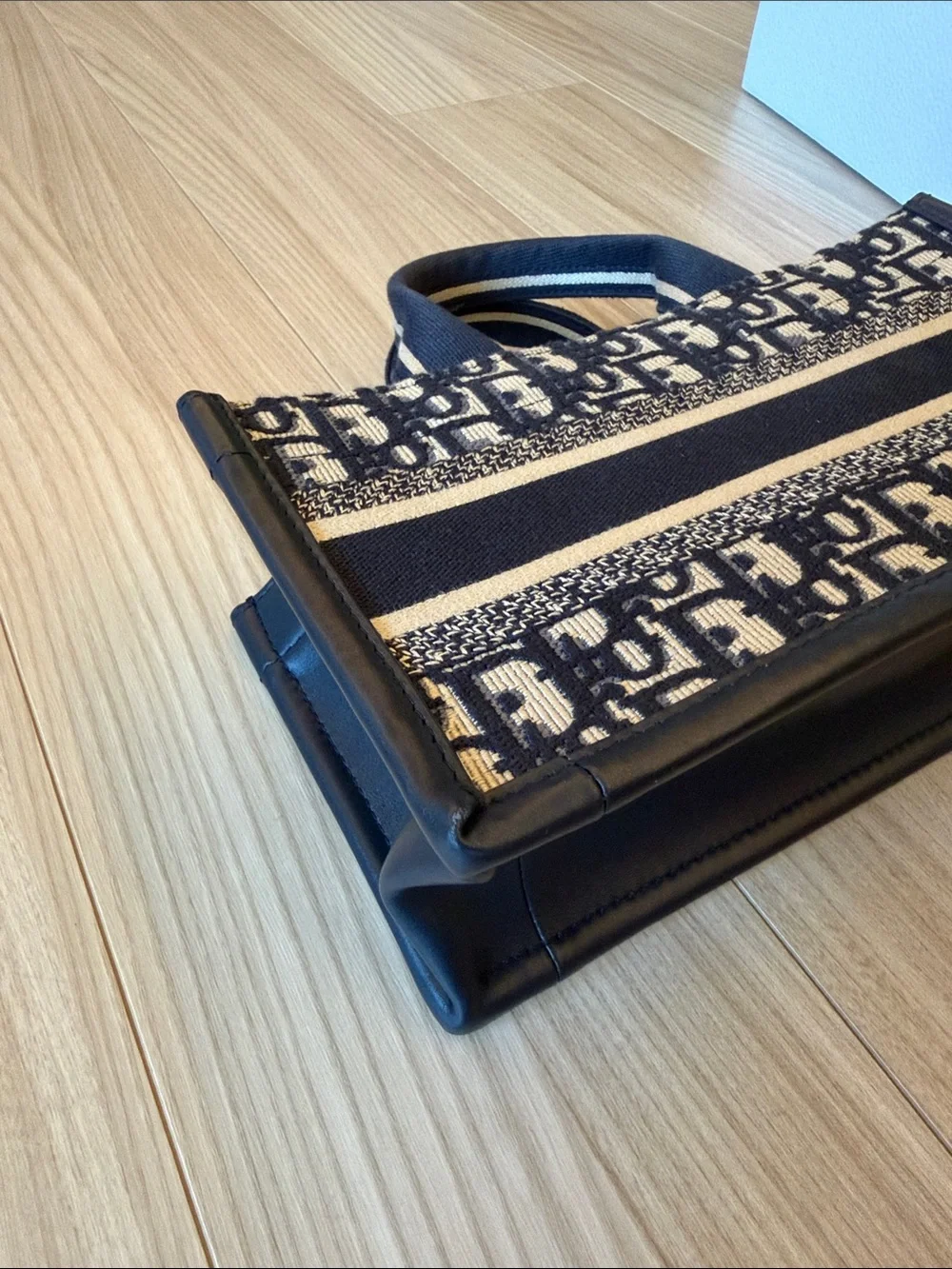 Dior book tote bag east west
